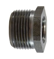 1/4 X 1/8 BLACK STEEL HEX BUSHING